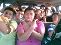 Los integrantes de La Reyna de Monterrey subieron a su perfil de Facebook esta imagen horas antes del accidente.  Foto: Facebook