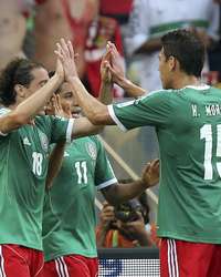 México celebra un gol. Foto: Reuters en español