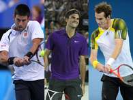 Novak Djokovic, Roger Federer y Andy Murray.Foto: Especial/Terra