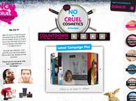 Página web de 'No cruel cosmetics' Foto:  'No cruel cosmetics'
