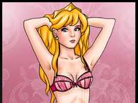 Princesas Disney se convierten en sexys modelos de lencería Foto: Biaani/DevianART