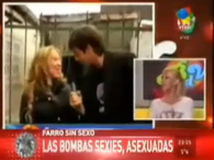 Las famosas, cuentan sus problemas sexuales en televisión. Foto: Captura TV