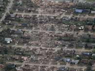 Visión aérea del estado de Moore tras el paso del huracánFoto: Terra
