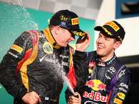 Kimi Raikkonen y Sebastian Vettel Foto: Getty Images