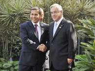 Ollanta Humala y Sebastián Piñera. Foto: Andina
