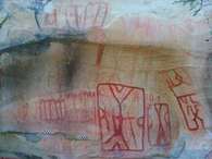 Pinturas rupestres en Tamaulipas. Foto: Foto: Instituto Nacional de Arqueología e Historia de México