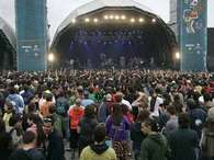 Una de las actuaciones del Festival Vi&ntilde;a Rock. Foto: EFE en español
