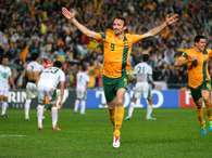 Josh Kennedy le dio la victoria a Australia. Foto: Getty Images
