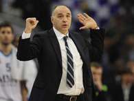 Pablo Laso logra el título liguero con el Real Madrid y se lo dedica a Manel Comas Foto: Getty Images