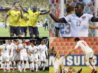 Selecciones que están cerca de amarrar pase para Brasil 2014. Foto: Especial