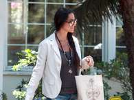 Demi Moore presume de piernas. Foto: Gtres