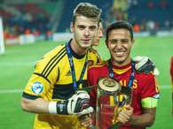 De Gea y Thiago. Foto: EFE en español