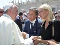 Fotos: Valeria Mazza conoce al Papa Francisco . Foto: Gtres