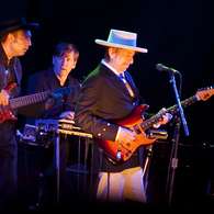 Los artistas en el FIB 2012. Foto: Gabriel Pecot
