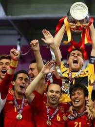España, ganadora de la Eurocopa Foto: Efe