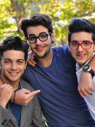Il Volo son Gianluca Ginoble (18), Ignazio Boschetto (19) y Piero Barone (20) Foto: Matías Delacroix / Terra