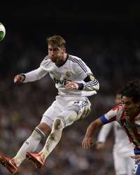 Sergio Ramos, durante el partido Foto: Getty Images