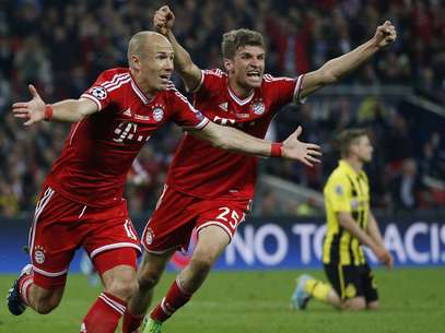 Robben celebra el gol que da al Bayern la victoria en al final de la Champions 2013. Foto: 