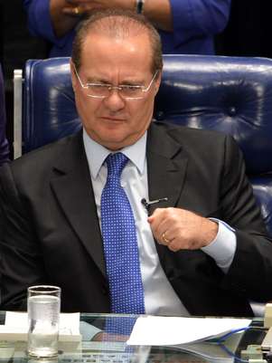 O presidente do Senado, Renan Calheiros (PMDB-AL), em imagem de arquivo Foto: Valter Campanato / Agência Brasil