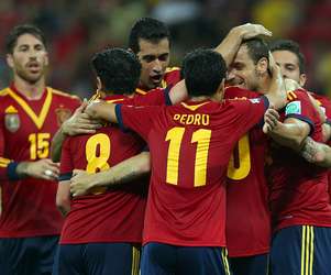 España da cátedra de futbol a Uruguay y lo derrota 2-1 en la Confederaciones Foto: Getty images