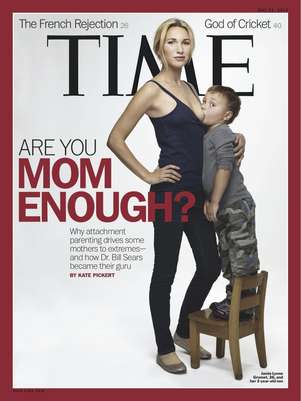 La portada de la controversia. Otra vez amamtar en público dispara polémica. Foto: Time / AP
