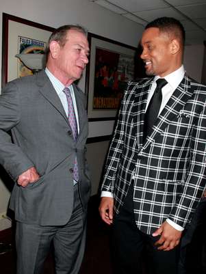 Tommy Lee Jones y Will Smith en el estreno de la película "Men in Black 3" (“Hombres de Negro 3”) en el cine Zeigfeld de Nueva York en una fotografía de archivo del 23 de mayo de 2012.  Foto: Starpix, Dave Allocca / AP