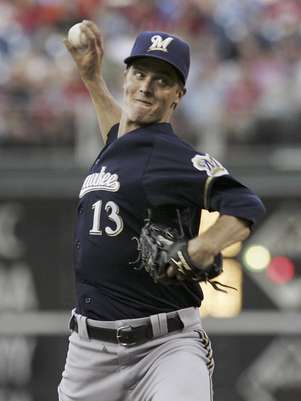 Zack Greinke was traded from Milwaukee to the Los Angels Angels for rookie shortstop Jean Segura and two minor leaguers. Foto: Tom Mihalek / AP