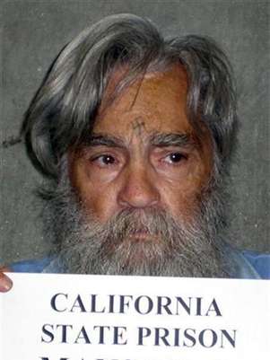 Convicted mass murderer Charles Manson is shown in this handout picture from the California Department of Corrections and Rehabilitation dated June 16, 2011 and released to Reuters April 8, 2012. Foto: CDCR / Reuters