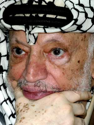 O líder palestino Yasser Arafat Foto: AFP