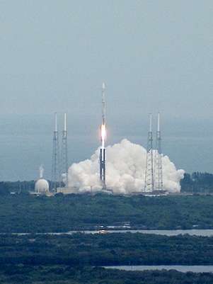 Sonda Maven é lançada em foguete Atlas V rumo a Marte Foto: Nasa / Divulgação