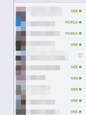 Mudança no chat mostra de que dispositivo o usuário está conectado Foto: Reprodução