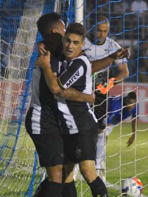 André marcou duas vezes e ajudou goleada do Atlético-MG Foto: Igor Coelho/Agência 17 / Gazeta Press