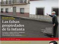 'ABC' habla de "las falsas propiedades de la Infanta". Como segunda información, "Bretón se enreda en sus propias contradicciones" Foto: ABC