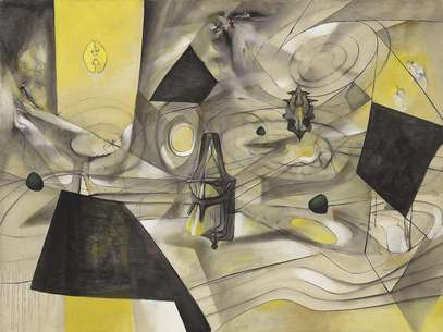 "La révolte des contraires" del chileno Matta, en una imagen sin fecha difundida por Christie's. La obra encabeza la venta de arte latinoamericano de la rematadora en Nueva York, el martes 22 de mayo del 2012.  Foto: Christie's / AP