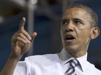 El presidente Barack Obama en Honeywell en Golden Valley, Minnesota, el viernes 1 de junio de 2012.  Foto: Carolyn Kaster / AP
