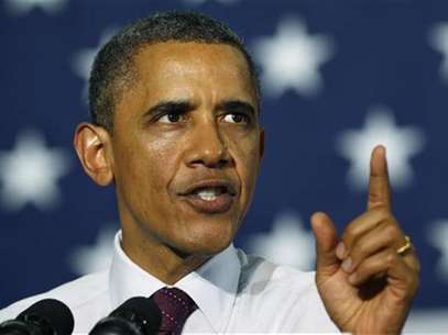 U.S. President Barack Obama speaks at a campaign event at Hillsborough Community College in Tampa, Florida June 22, 2012. Foto: Kevin Lamarque / Reuters In English