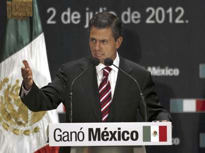 Enrique Peña da una rueda de prensa el pasado dos de julio Foto: Marco Ugarte / AP