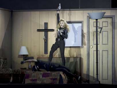 Madonna ofrece un concierto en el Hyde Park de Londres el martes 17 de julio del 2012.  Foto: Jonathan Short / AP