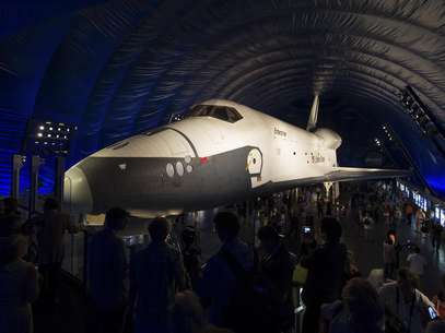 El Enterprise, una verdadera atracción del Museo de NY. Foto: AP
