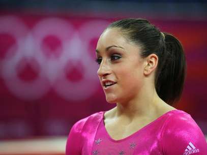 Jordyn Wieber of the U.S. attends a gymnastics training session at the North Greenwich Arena before the start of the London 2012 Olympic Games July 26, 2012. Foto: Brian Snyder / Reuters In English