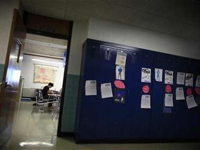 A student in a classroom at a South Dakota public high school, February 14, 2012. Foto: Jim Young / Reuters In English