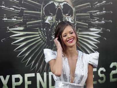 Cast member Nikolette Noel poses at the premiere of "The Expendables 2" at the Grauman's Chinese theatre in Hollywood, California August 15, 2012. Foto: Mario Anzuoni / Reuters In English