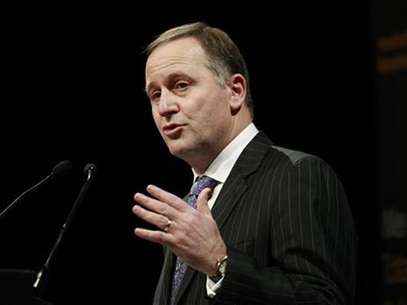 New Zealand Prime Minister John Key gives a speech at the Trans-Tasman Business Circle Lunch in central Sydney July 5, 2012. Foto: Daniel Munoz / Reuters In English