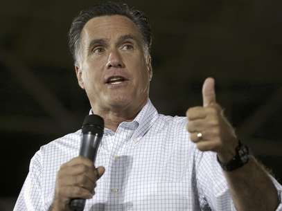 El candidato presidencial republicano Mitt Romney realizó campaña en Mansfield, Ohio, el lunes 10 de septiembre de 2012.  Foto: Charles Dharapak / AP