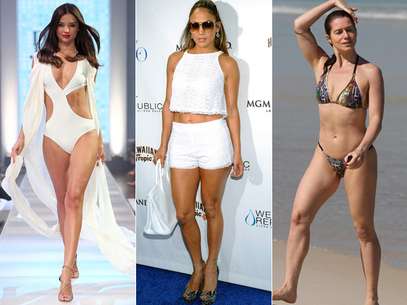 As celebridades se dedicam antes, durante e depois da gravidez a manter a boa forma Foto: Getty Images / AgNews