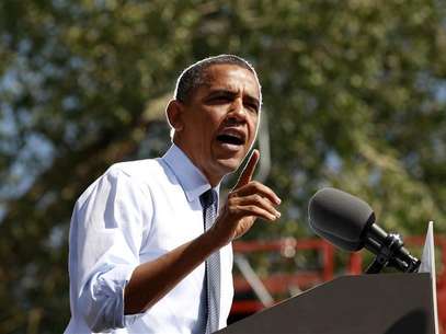 U.S. President Barack Obama speaks during a campaign rally in Golden, Colorado September 13, 2012. Foto: Kevin Lamarque / Reuters In English