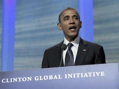 U.S. President Barack Obama delivers remarks at the Clinton Global Initiative in New York September 25, 2012. Foto: Jason Reed / Reuters In English