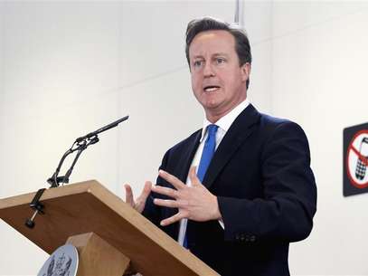 Britain's Prime Minister David Cameron delivers his keynote speech at the Conservative Party conference in Birmingham, central England October 10, 2012. Foto: Darren Staples / Reuters