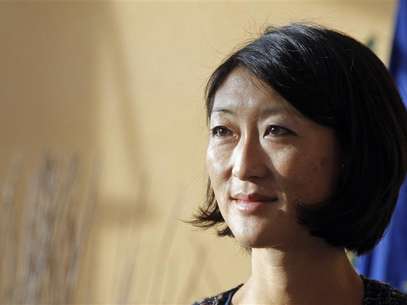 French Junior Minister of Small Business, Innovation, and Digital Economy Fleur Pellerin visits the Belle de Mai Media Center in Marseille, September 27, 2012. Foto: Jean-Paul Pelissier / Reuters