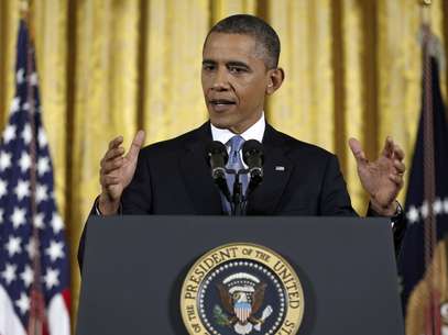 El presidente Barack Obama responde una pregunta durante una conferencia de prensa en la Casa Blanca el miércoles 14 de noviembre de 2012, en Washington.  Foto: Carolyn Kaster / AP